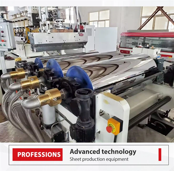 Plastic Sheet Extrusion Equipment For PET PP PS