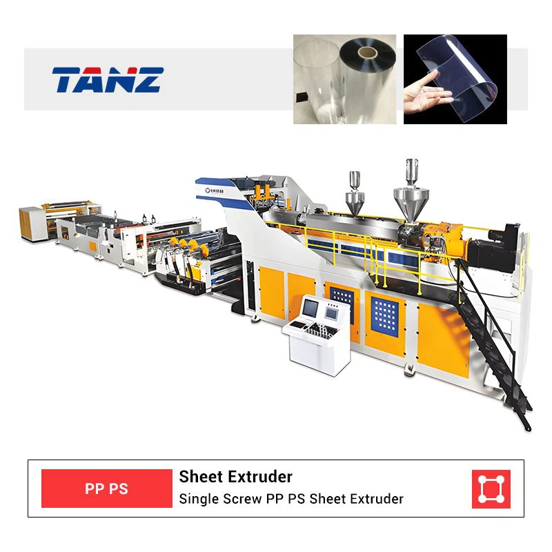 PP PS Sheet Extruder Plastic Extrusion Machine