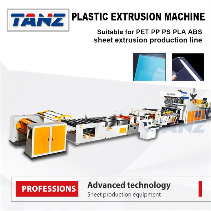 Single ScrewPlastic Sheet Extruder PET Sheet Extrusion Production Line