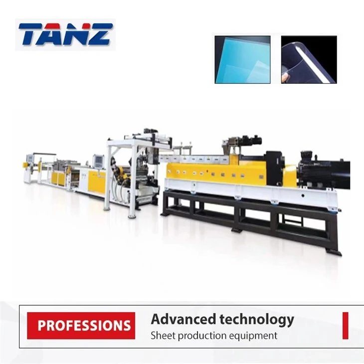 Twin Screw Non Drying Exhaust Type PET Sheet Extrusion Production Line
